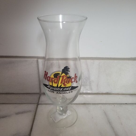 HARD ROCK CAFE Los Angeles Hurricane Glass (Original Edition) - Picture 1 of 6
